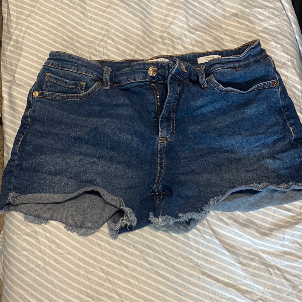 Denim shorts